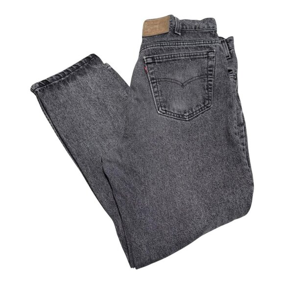 Vintage 1990 Levi’s 540 100% Cotton Stonewash Gray Jeans Men’s 38x30 - Picture 1 of 8
